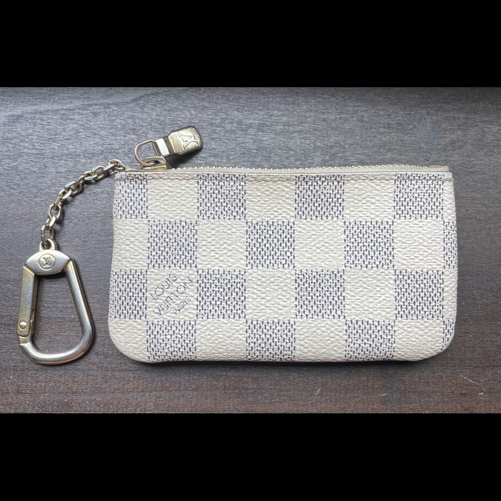 REAL Louis Vuitton Damier Ebene Key Pouch